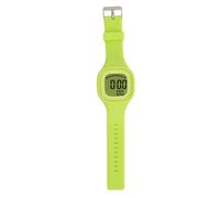plplaaoo Kids Analog Watch Waterproof Digital Sports Watch con 7 colori LED LED Alarming Stop Week Week Calendar Band regolabile in silicone per ragazzi ragazze (Verde)
