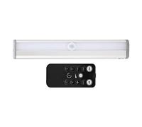 plplaaoo Luce a LED Luce magnetica bianca cal luminosità regolabile Funzione di tempo di controllo telecomando Lampa per cucina camera letto soggiorno in lega di alluminio 10 lampadine a