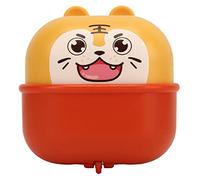 plplaaoo Macchinine push and go per bambini in plastica, superficie lucida, animale inerziale, giocattolo per auto per genitori e figli, interazione per i più piccoli, divertimento, (Tigre)