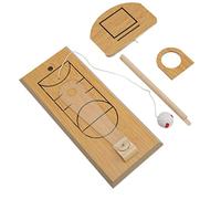 plplaaoo Mini Gioco di Basket da Tavolo Giocattolo Divertente Set da Basket da Tavolo per Bambini Gioco al Coperto Robin Wood 24.5x24x10cm