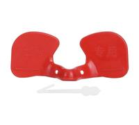 plplaaoo Occhiali per polli Anti beccare Pollame Paraocchi Occhiali per fagiani Polli nativi Polli d' Polli di canapa Polli da carne con piume bianche Polli a strati ABS Rosso 8x3 cm 500