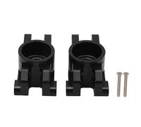 plplaaoo Parti di ricambio per bracci articolati posteriori RC, in lega di alluminio, resistenti all'usura, per Sledge Truck 1/8 95076 Set da 4 2 pezzi con viti (Nera)