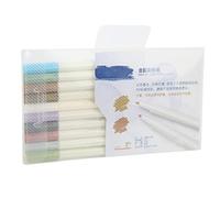 plplaaoo Penne a vernice metallizzata 10 colori, copertura forte, scrittura liscia, inchiostro a base d'acqua, privo di acidi, non tossico, per lavori fai da te, scrapbooking, pittura,