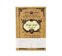 plplaaoo Quaderno a righe A5 Diario con copertina rigida dal design vintage squisito per casa, scuola, ufficio, carta spessa, portatile, versatile, scelta classica unica (Gialla)