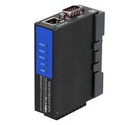 plplaaoo RS232 RS422 a Ethernet server dispositivi seriali Modulo industriale Convertitore di comunicazione dati per automazione degli edifici Sicurezza Controllo del traffico DC 9V 24V Lega di