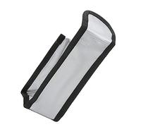 plplaaoo Scatola ignifuga Borsa per batterie Custodia antideflagrante resistente alle radiazioni Resistente al calore per batterie Lipo Officina Uso domestico Argento 64 x 50 x 125 mm