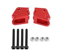 plplaaoo Sedile con tirante in lega di alluminio lavorazione CNC di precisione durevole accessorio per auto cingolata RC per AXIAL Wraith AX90056 rosso nero titanio grigio blu 20x18x12mm 2 (AX80070R)