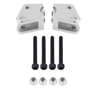 plplaaoo Sedile con tirante in lega di alluminio Parte di aggiornamento ad alte prestazioni per Axial Rock Racer 90026 RC Car Blu Argento Nero AX80070 (AX80070S argento)