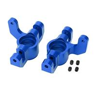 plplaaoo Set di Bracci articolati in Alluminio Coppa dello sterzo Durevole di Alta qualità per LOSI Lasernut U4 Tenacity 1/10 RC Car Upgrade 2 Pezzi in Lega di Alluminio 48x34mm (Blu)