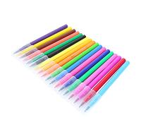 plplaaoo Set di pennarelli artistici 12 18 24 36 48 colori Pennelli a punta morbida Sicuri non tossici Lavabili Vibranti Disegni lisci Forniture per pittura per bambini Studenti Artisti (18)