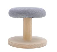 plplaaoo Sgabello per asse da stiro Sgabello per asse da stiro rotondo piccolo multifunzionale stabile in legno massello per cucito domestico sartoriale