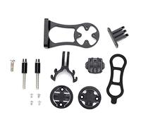 plplaaoo Supporto per computer da bici Supporto per estensione manubrio bicicletta Staffa adattatore multifunzionale in lega di alluminio leggero per computer da bici Bryton Cateye e