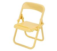 plplaaoo Supporto per telefono Materiale TPR Robusto portatile pieghevole Accessorio da scrivania carino per guardare video Chat video Lettura Navigazione in Internet 11 x 5,5 x 6,5 cm 1 (Gialla)