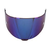 plplaaoo Visiera per casco moto Lente protettiva Materiale PC premium Bottone a pressione regolabile Protezione UV per accessori per caschi integrali NFR NX (Colorato)