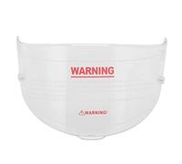 plplaaoo Visiera per casco moto Lente protettiva Materiale PC premium Bottone a pressione regolabile Protezione UV per accessori per caschi integrali NFR NX (Chiaro)