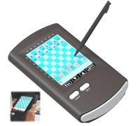 PLSGKF Scacchiera Elettronica Deluxe Touch,Gioco degli Scacchi per Computer A Giocatore Singolo Gioco da Tavolo Portatile per Bambini con Set di Scacchi,Regalo per La Famiglia