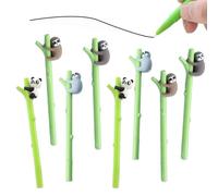 Plstod 8 x Penna gel Animale (Panda & Pigro), 0.5MM, Divertente Carine Penne Cute, per Scuola, Casa e Ufficio for Pensierini per Bambini Dopo Festa Bambini Party Festival, Regalo per Alunni