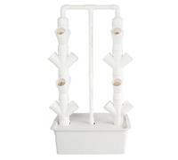 PLSZLL Sistema di Coltivazione idroponica, Kit per Sistema di Giardinaggio Verticale da Interno a Torre con 16/24/32 Fori, Pompa e Serbatoio dell'Acqua Mobile per Gli Amanti del Giardinaggio, 16 Fori