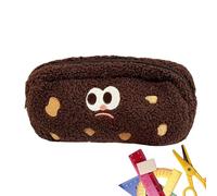 Plüsch Stiftkoffer | Bleistiftbeutel | Schulzubehör - Niedlich Cookie Plüsch Große Kapazität Tragbar 21x13cm | Stiftmäppchen Münzen Karten Kleine Gegenstände | Kinder Mädchen Schule Büro Geschenk