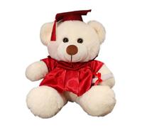 Plüschbär per certificato di uscita della scuola - Orso tenero come regalo, morbido e soffice bambola | with Talar, Memorial, Sweet Pillow per studenti, amici, familiari, bambini, decorazione