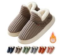 Pluffi The Cozy & Stylish Slipper, Pluffi Cozy Stylish Slipper, Pluffi Slipper Booties, Pluffi Slippers, Winter Warm Thick-Soled Plush Fuzzy House Cloud Slide (36-37,Brown)