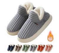 Pluffi The Cozy & Stylish Slipper, Pluffi Cozy Stylish Slipper, Pluffi Slipper Booties, Pluffi Slippers, Winter Warm Thick-Soled Plush Fuzzy House Cloud Slide (38-39,Gray)
