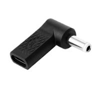 Plug a barrello all'adattatore USB C - Convertitore di ricarica di alimentazione CC Compact - Adattatore Caricatore della porta ad anello | Connettore di caricabatterie USB C per scrivania, configuraz