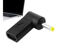 Plug a barrello all'adattatore USB C - Convertitore di ricarica di alimentazione CC Compact - Adattatore Caricatore della porta ad anello | Connettore di caricabatterie USB C per scrivania, configuraz