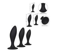Plug anal in silicone kit dilatatore indossabile set dildo mini maxi butt morbio