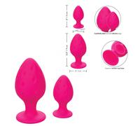 Plug anal in silicone kit mini maxi butt dilatatore indossabile set dildo liscio