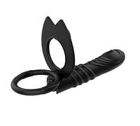 Plug anale 10 Frequenza Doppia Penetrazione Anal Plug Dildo Vibratore Butt Plug Strap On Vibratore Giocattoli adulti del sesso Coppie (NO Vibrazione)
