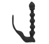 Plug anale 10 velocità Indossare perline anali Vibrazione a doppio uso Butt Plug Riscaldamento intelligente Telecomando Masturbatore Macchina del sesso con dildo