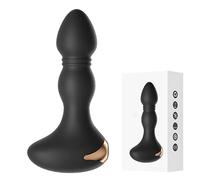 Plug anale 10 velocità vibrazione anale plug massaggiatore prostatico app telecomando butt plug vibratore giocattoli sessuali (B senza telecomando con scatola)