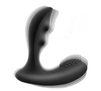 Plug anale 12 modalità di vibrazione vibratore doppio motore indossabile plug anale giocattoli sessuali Per masturbatore con ricarica USB per adulti