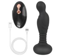 Plug anale 14 centimetri Automatico Oscillante Spina Anale Vibratore Per Donne Masturbatore Palla Dildo Donne Masturbatore Giocattolo Del Sesso Uomini Butt Goods