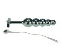 Plug anale 165g electro shock Metal Ball Plug anale Parti in acciaio elettrico butt toys prodotto a tema