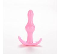 Plug anale 1PC Rosa Gel di silice Perline anali Piccola spina anale Unisex Giocattoli adulti del sesso Masturbatore Macchina del sesso per adulti Giocattoli sexy Butt Training Plugs
