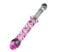 Plug anale 24cm Crystal Glas Dildo Butt Plug Stimolazione del punto G Massaggio Giocattoli del sesso Masturbazione Giocattoli Plug anale Falso