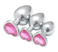 Plug anale 3pcs Anal Plug Anus Beads Sexuales Design di gioielli Giocattoli per adulti But Plug Gay Butt Plugs Set per principianti(1)