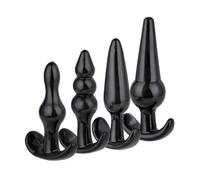 Plug anale 4/5/7/8 Pz/set Silicone Butt Plug Dildo Masturbazione Anal Plug Spina Vaginale Giocattoli Del Sesso Combinazione Perline Anali giocattoli del sesso