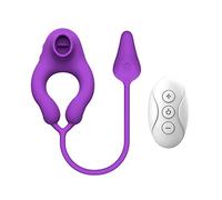 Plug anale 4 motori anello vibrante anello di stimolazione plug anale vibratore telecomando senza fili giocattoli sessuali (senza scatola viola B)