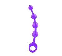 Plug anale 4 perle di gomma morbida plug anale perline lungo masturbatore anello di tiro palla culo giocattoli del sesso adulti donne accessori del sesso