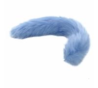 Plug anale 40cm Coda separabile con artigli di gatto Plug anale Cosplay Espansione dell'ano Giocattoli del sesso Coppie Erotic Butt Flirt Plug in metallo (solo 40cm Blue Tail)