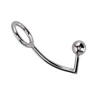 Plug anale 40mm 45mm 50mm Per scegli Plug anale Palla su gancio angolato con giocattoli sessuali per adulti in acciaio inossidabile Masturbatore Dildo Sex Machine Butt Training Plugs
