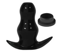Plug anale 5 dimensioni Plug anale vuoto Tappo morbido della prostata Massaggiatore Butt Plug Giocattoli del sesso Dilatatore anale Prodotti del sesso (taglia nera XXL)