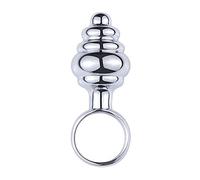 Plug anale 5 tipi di anello in metallo Butt Plug Anale Sex Plug Sex Toys Massaggio Coppie Giochi per adulti Stimolazione