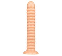 Plug anale 6 Style Jelly Dildo anale con ventosa Enormi dildo Sex Toys Fake Big Anal Butt Plug Erotic Sex Shop (Flesh L)