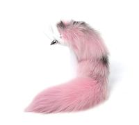 Plug anale 70 cm Super lunga coda reale perline anali butt plug Metallo Flirtare coaplay culo giocattolo coppia gioco di ruolo