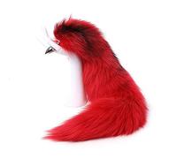 Plug anale 70 cm Super lunga coda reale perline anali butt plug Metallo Flirtare erotico coaplay culo giocattolo coppia gioco di ruolo