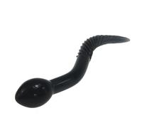 Plug anale 8 pollici di vetro nero dildo plug anale masturbatore proiettile giocattoli del sesso Per donne macchina del sesso ano tappi di testa attraenti giocattoli sexy per adulti